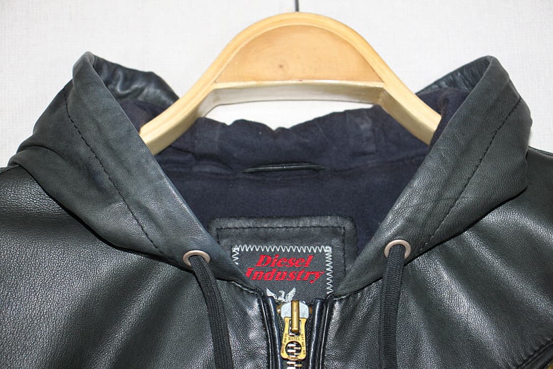 DIESEL 디젤가죽후드자켓 (M) 상품이미지5