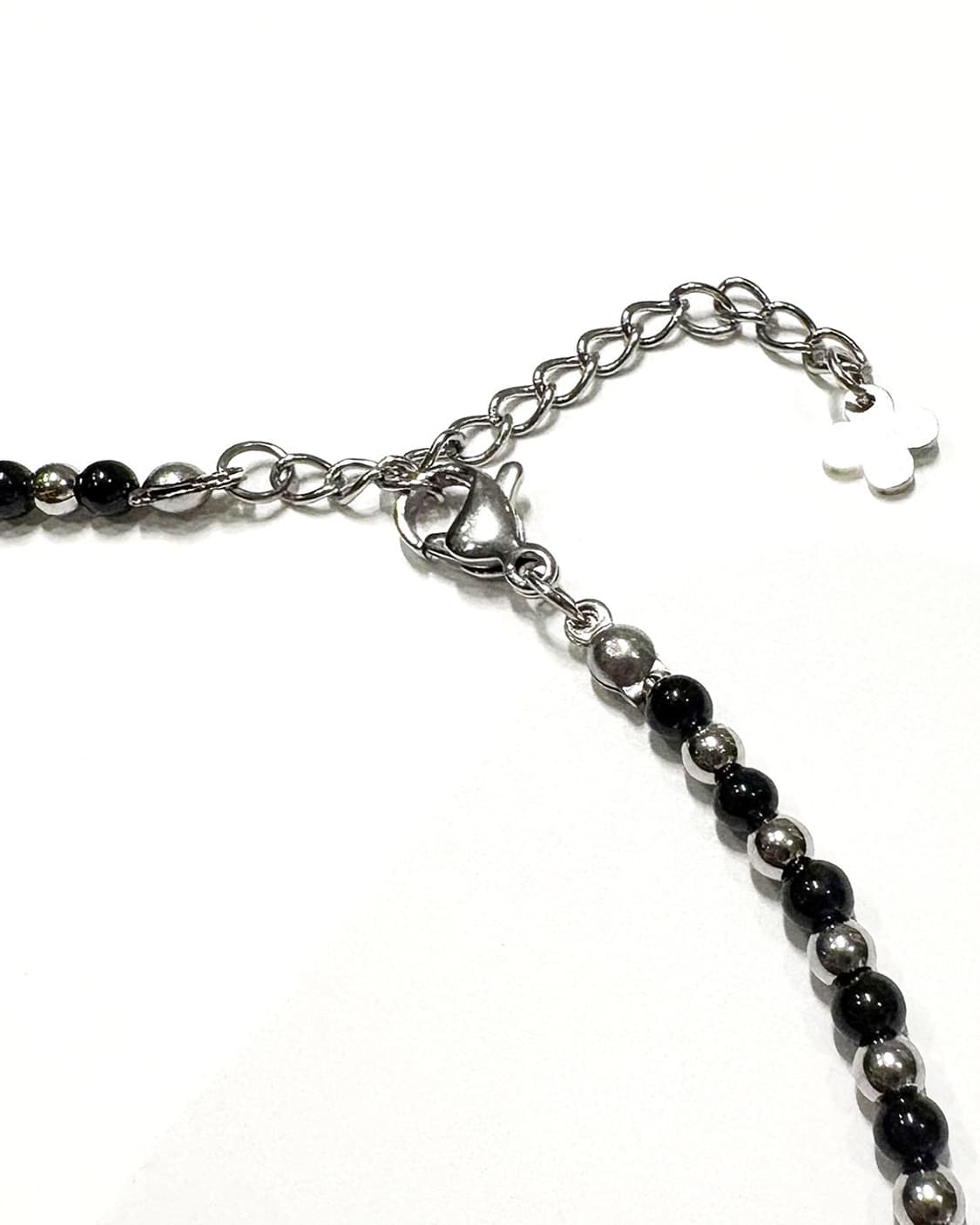 스톤 스틸 목걸니 ( 오닉스 ) 상품이미지4