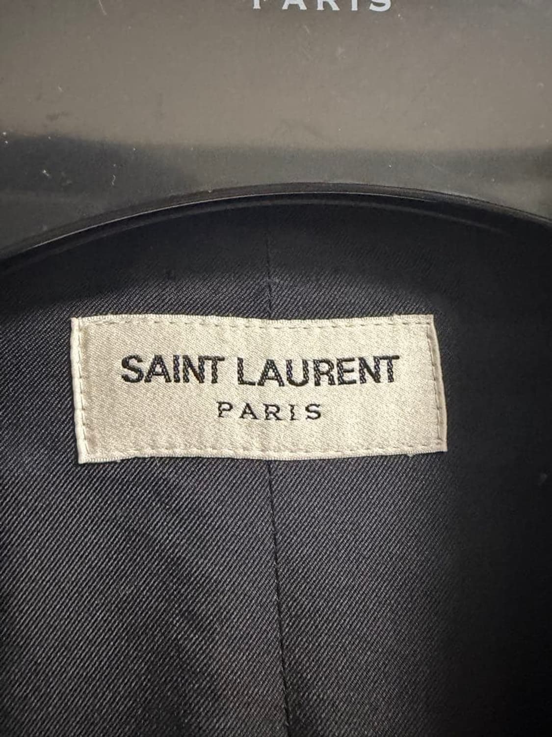 [차은우님 착용] 생로랑 24ss 스트라이프 스모킹 자켓 상품이미지4