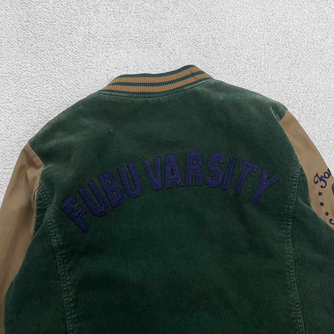 후부 Fubu 스펠 로고 코듀로이 바시티 자켓 상품이미지4