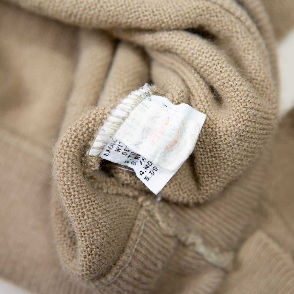 70s IZOD 라코스테 V 넥 니트 베이지 상품이미지5