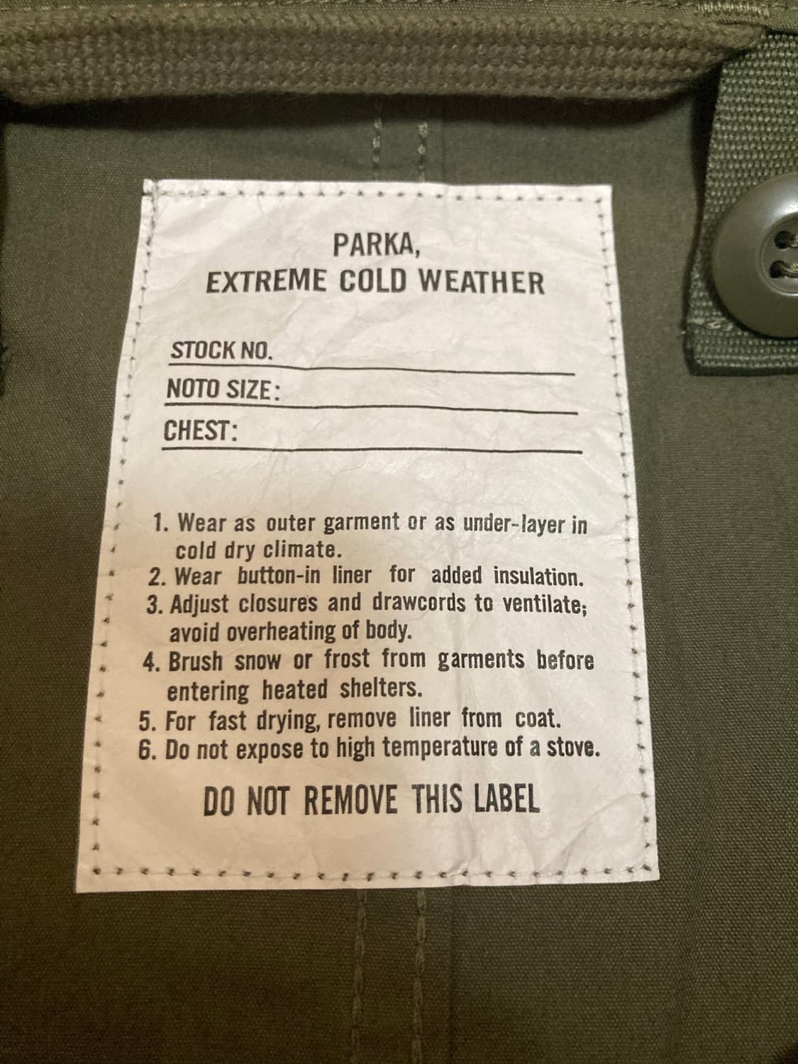 프릭스스토어 m65 숏파카 S 라이너 세트 상품이미지4