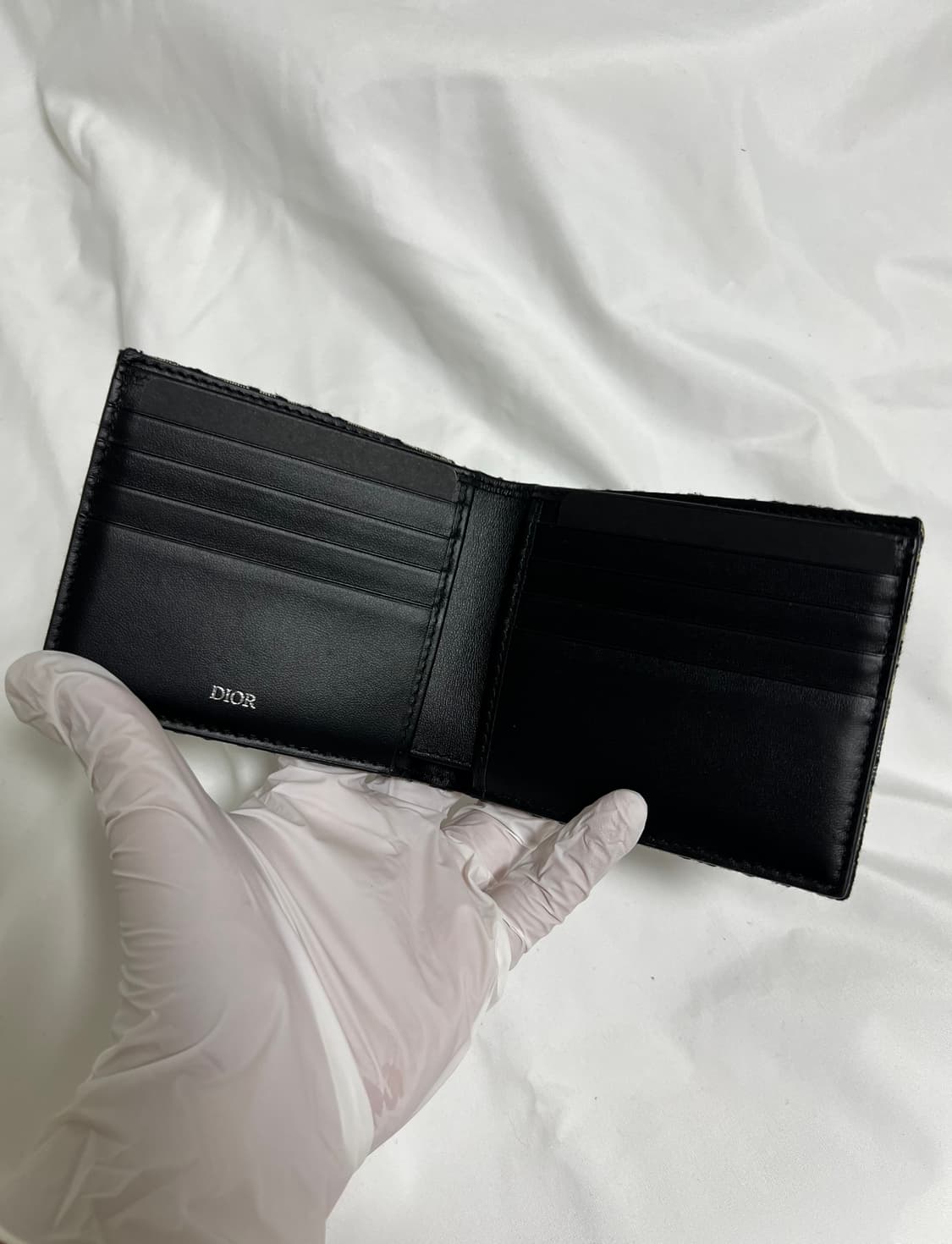 [정품] 신형 새상품급 / 디올 오블리크 반지갑 베이지 상품이미지3