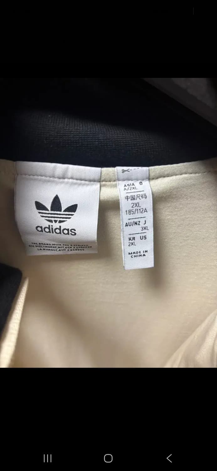 아디다스 와플 베켄바우어 트랙탑 화이트 2xl (택포) 상품이미지3