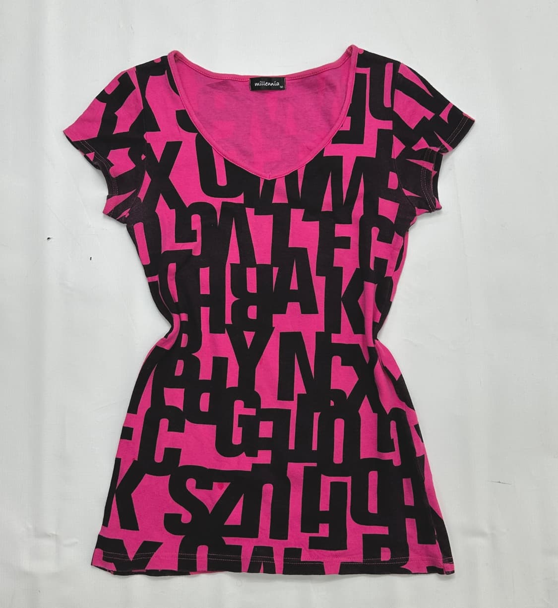 🎸데코라 핫핑크 코디세트🎸 오네갸루 시스루 미니 스커트 레이어드 상품이미지3