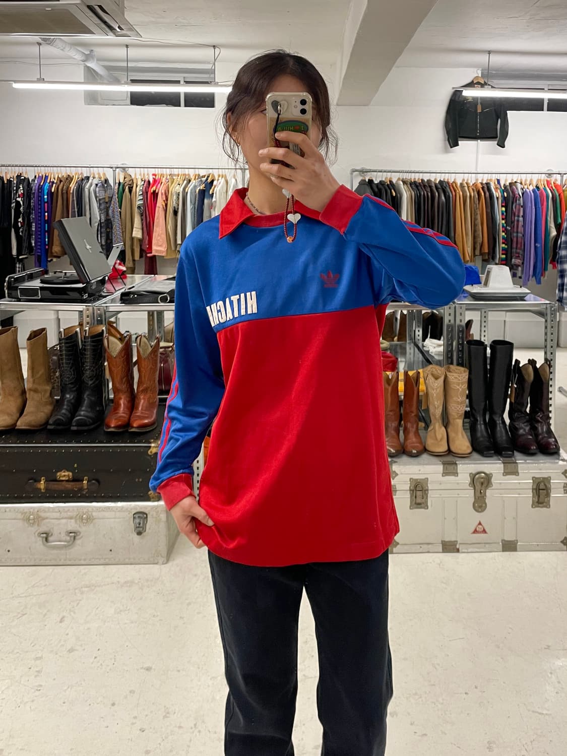 80s ADIDAS 'HITACHI' jersey 아디다스 히타치 져지 상품이미지2