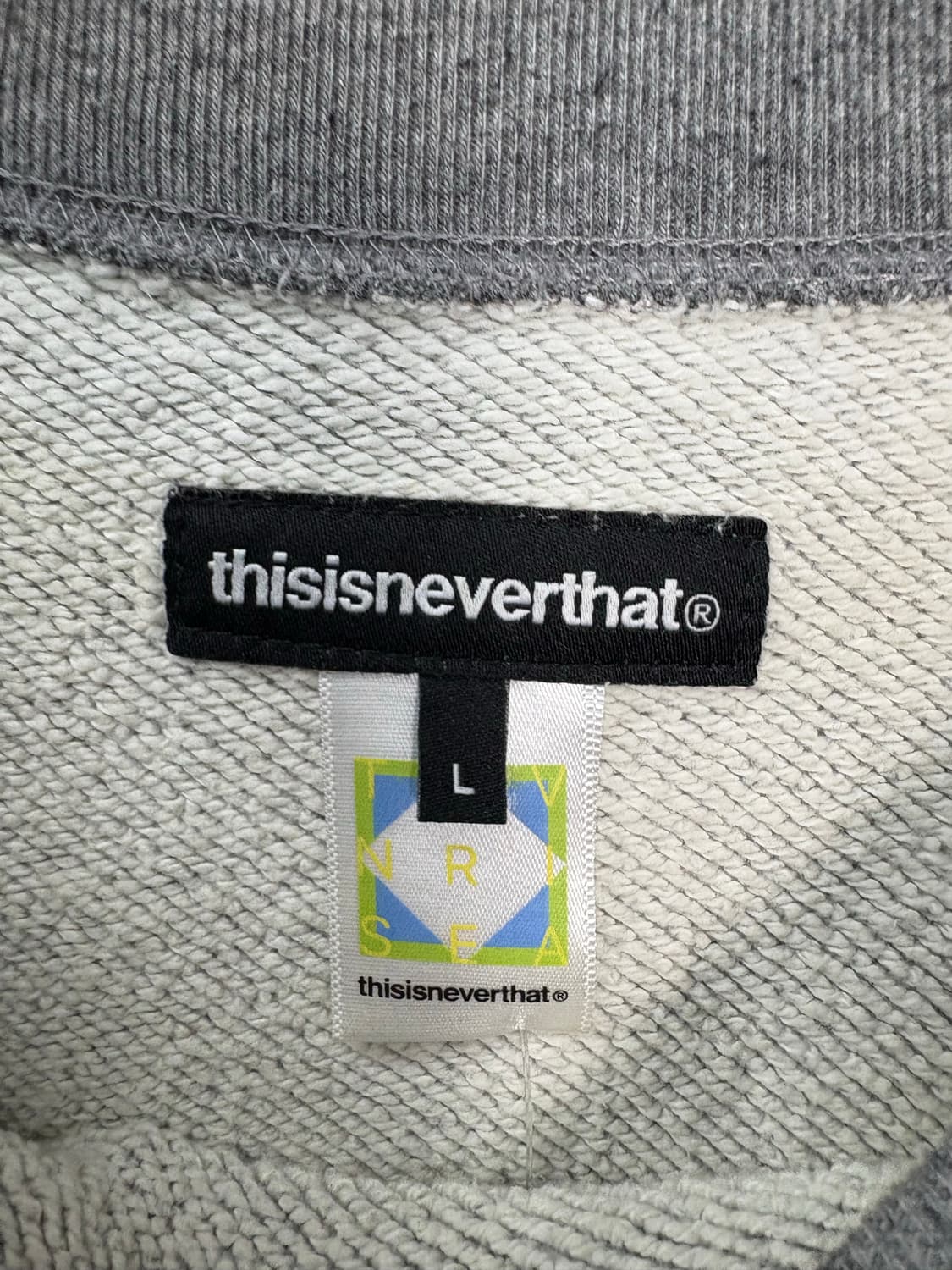 디스이즈네버댓 아치로고 크루넥 헤더그레이 스웻셔츠 A3496 상품이미지6