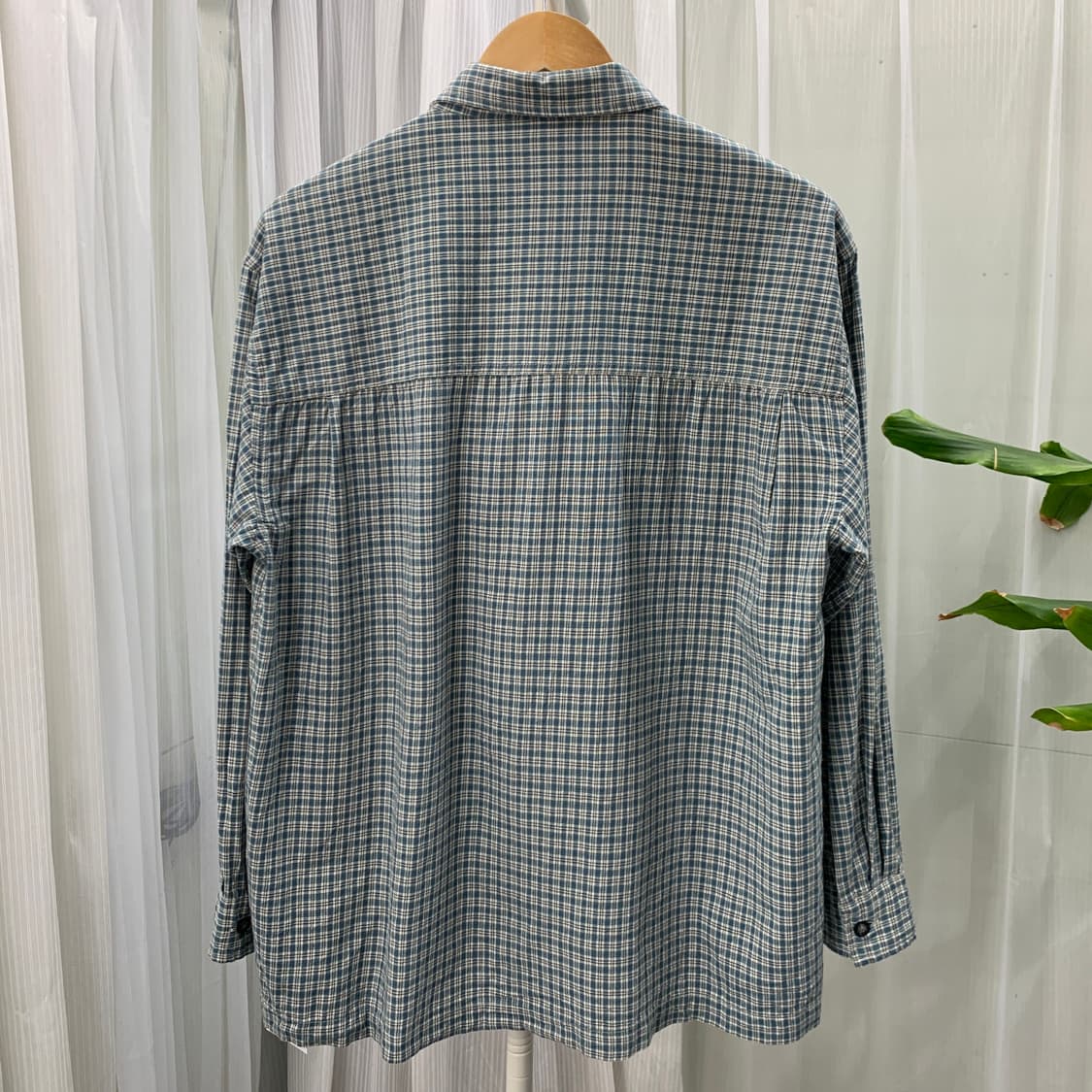 일본 빈티지 BEAR 아웃포켓 체크 셔츠 점퍼1924 상품이미지2