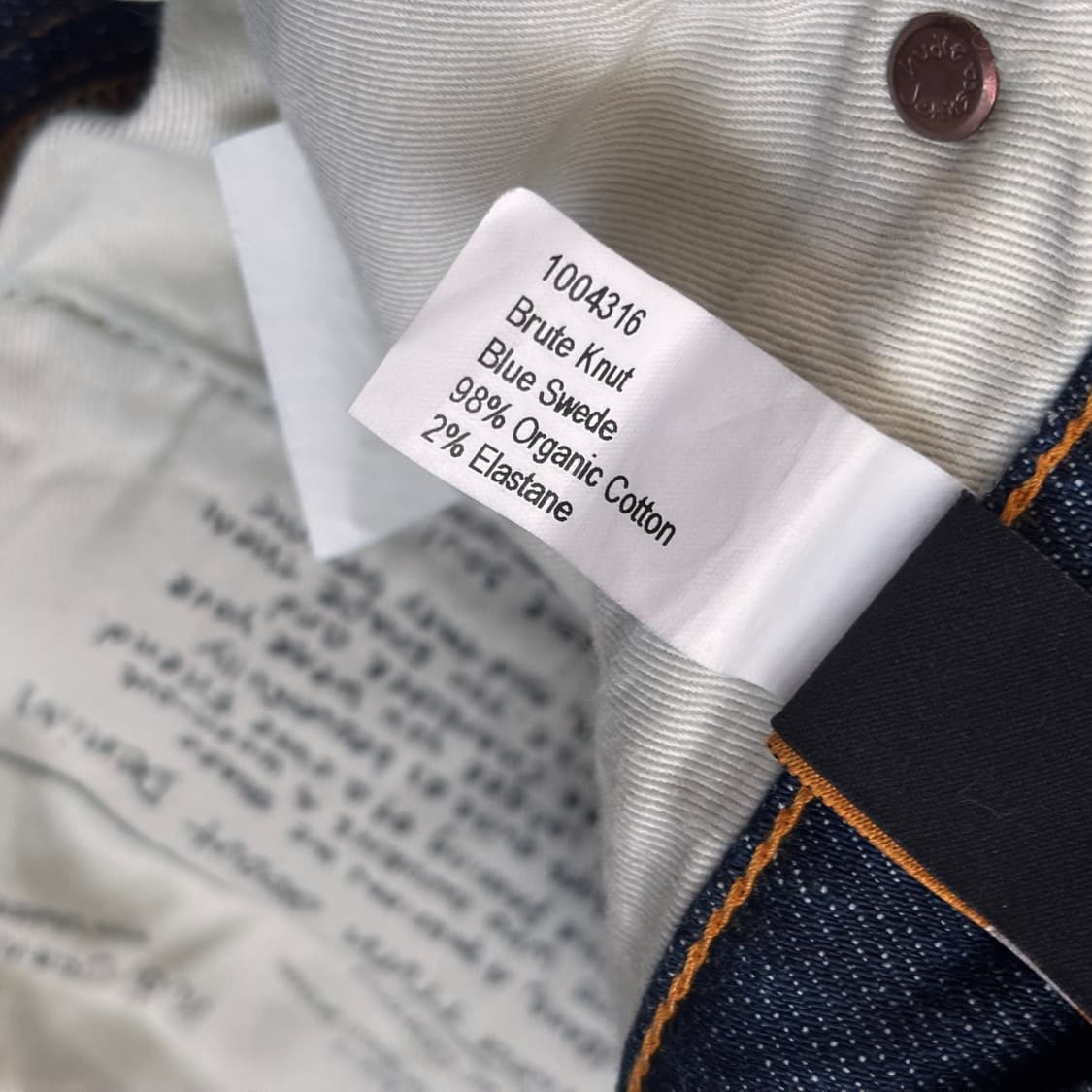 누디진 30 32 데님 청바지 Brute Knut 배기 테이퍼드 상품이미지8