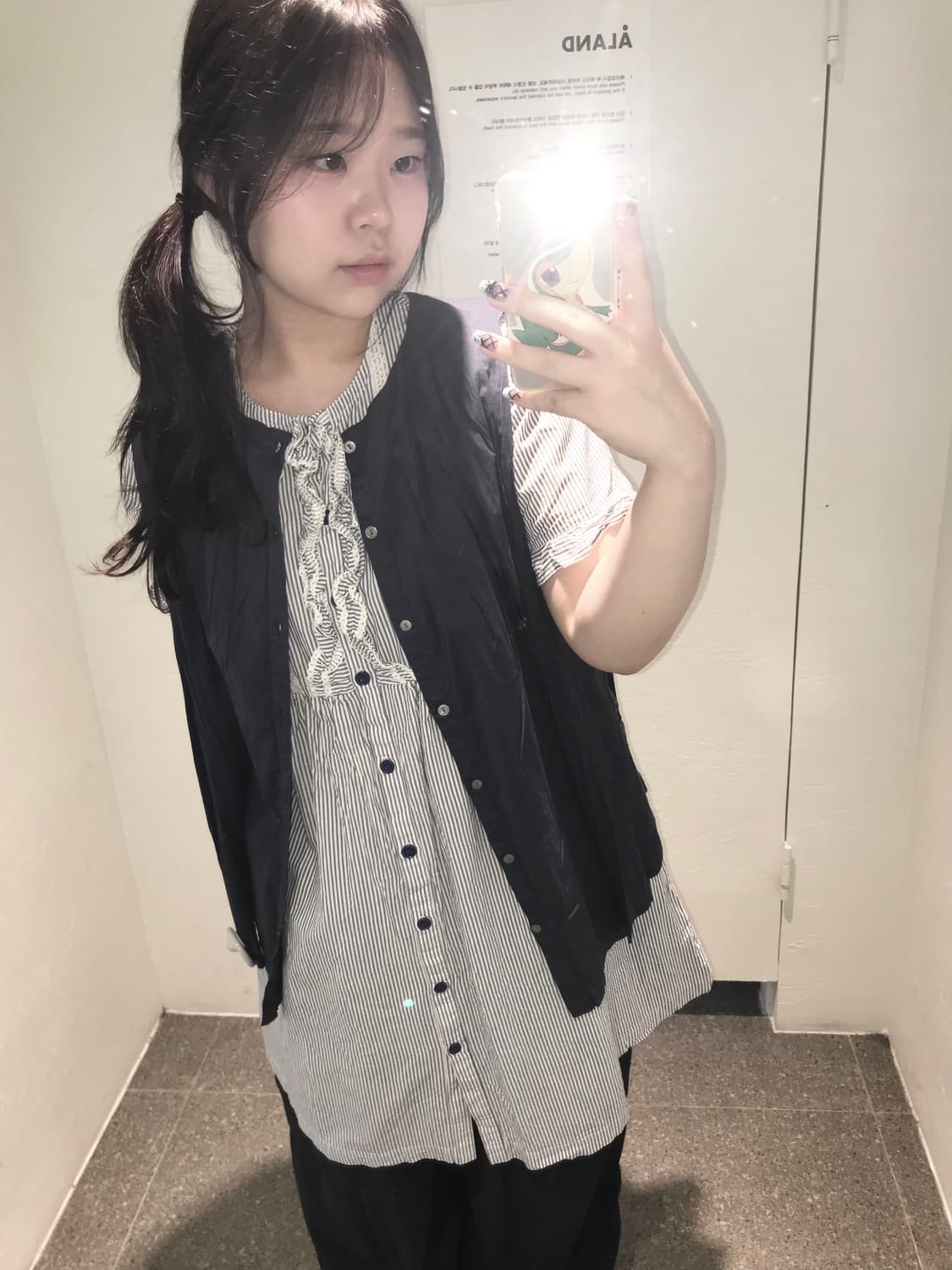 빈티지 블루모리걸 세트 하구미 상품이미지2