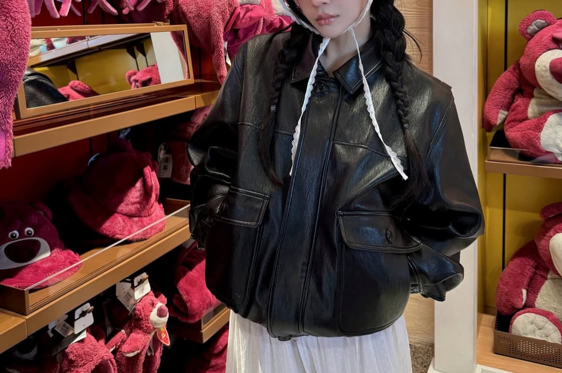 더오유 빈티지레더 블랙 상품이미지3
