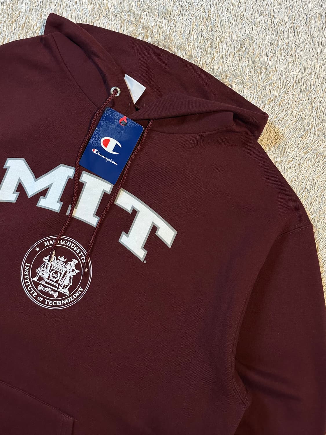 새상품급) 챔피온 MIT 후드티 버건디 상품이미지2