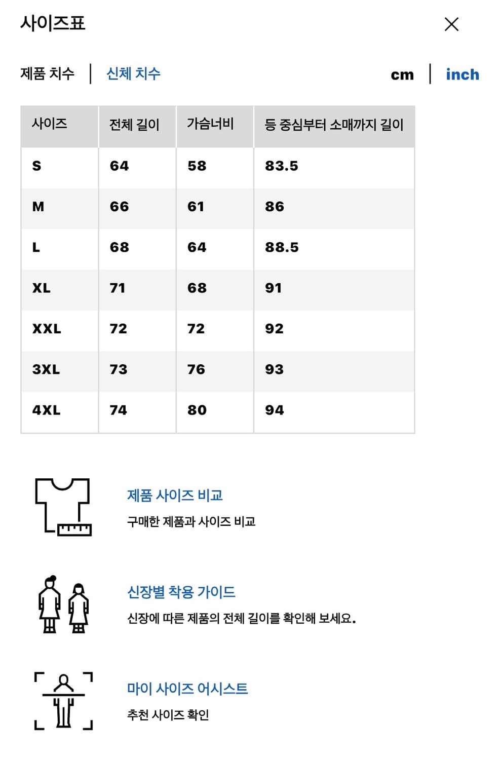 유니클로 윈드블럭 파카 (네이비 XL) 판매 상품이미지3