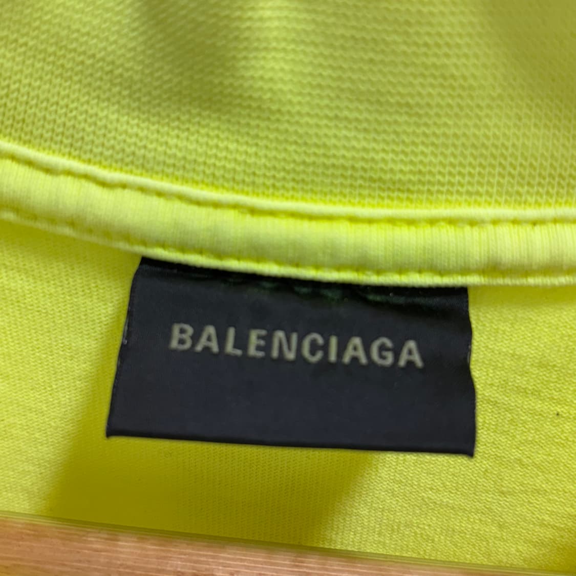 [M]발렌시아가 테이프 로고 반팔티 상품이미지2