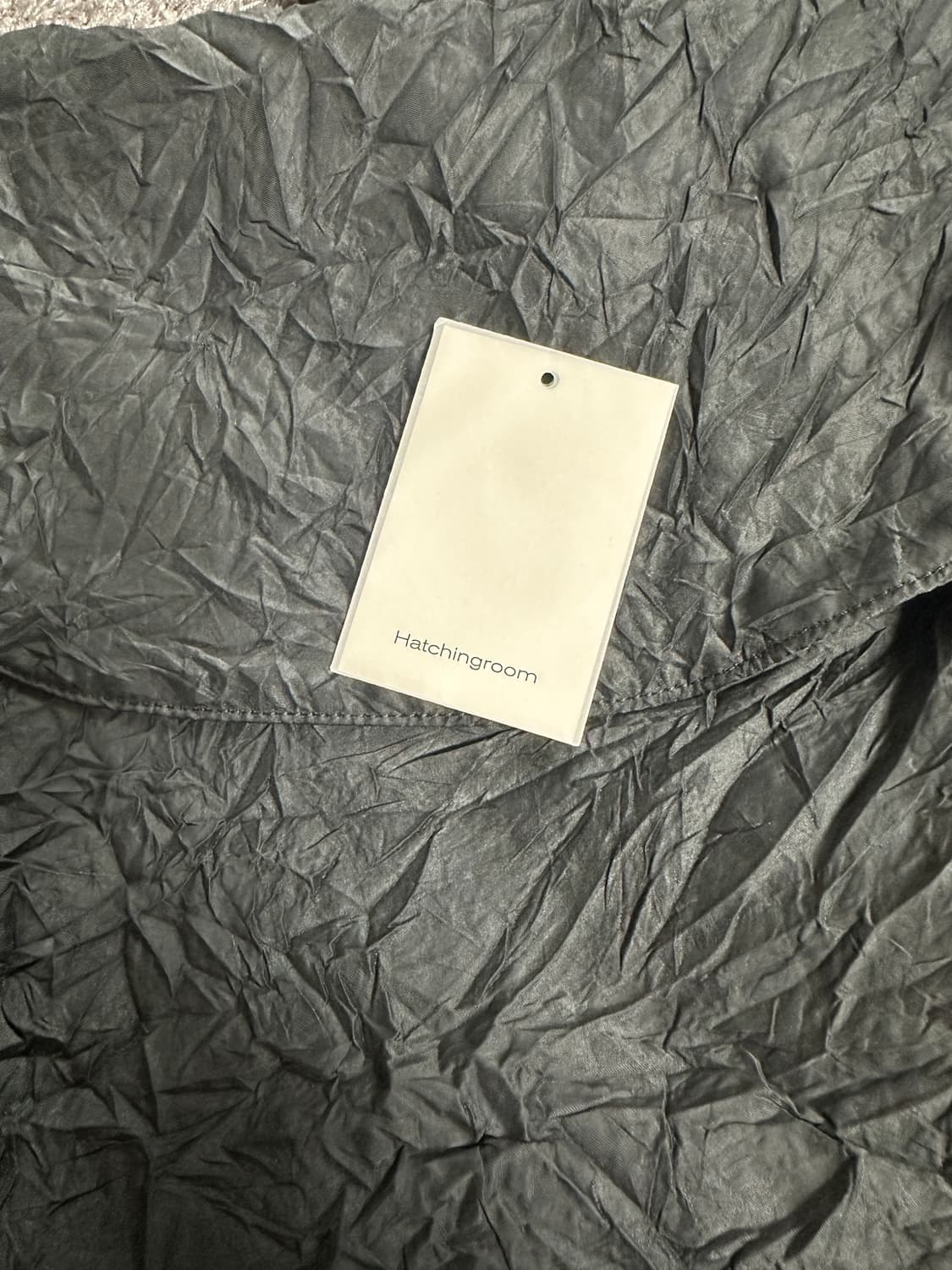 해칭룸 투페이스백 리버시블 크링클 블랙 레더 상품이미지5