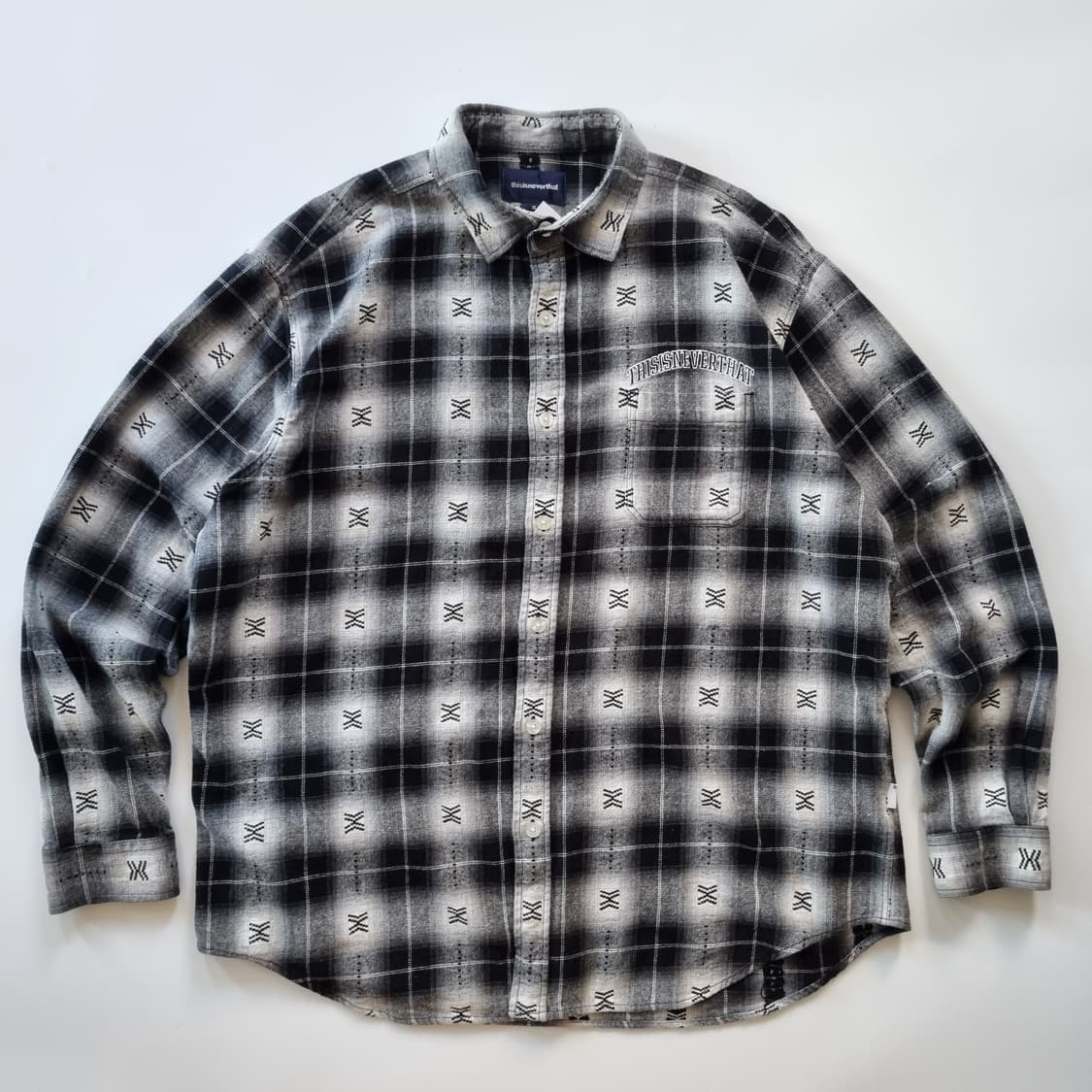 디네뎃 체크 셔츠 상품이미지1