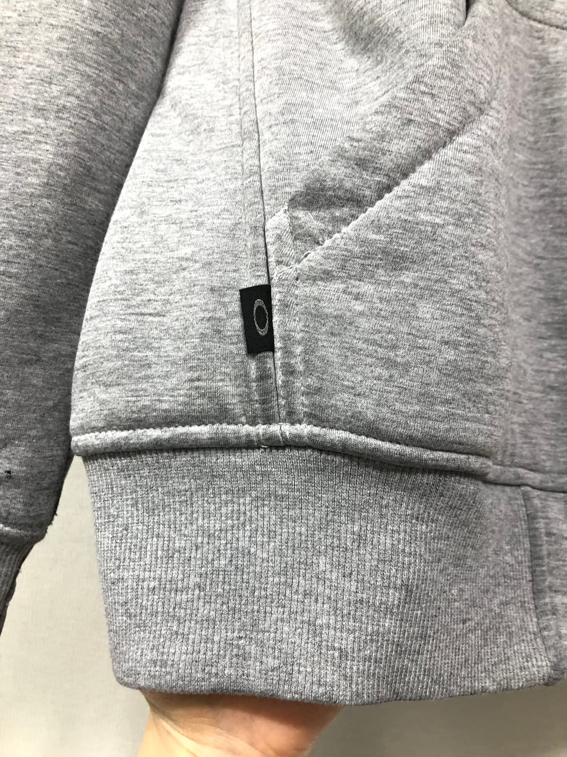 오클리 은각로고 기모 후드집업 M _ 그레이 상품이미지7