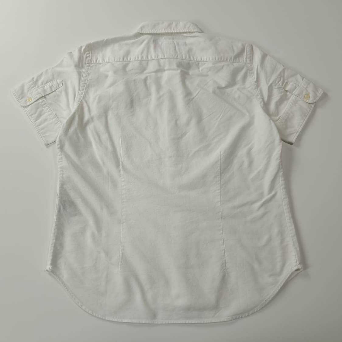 CK895 L 폴로 90s 홍콩판 화이트 반팔 셔츠 남방 상품이미지6