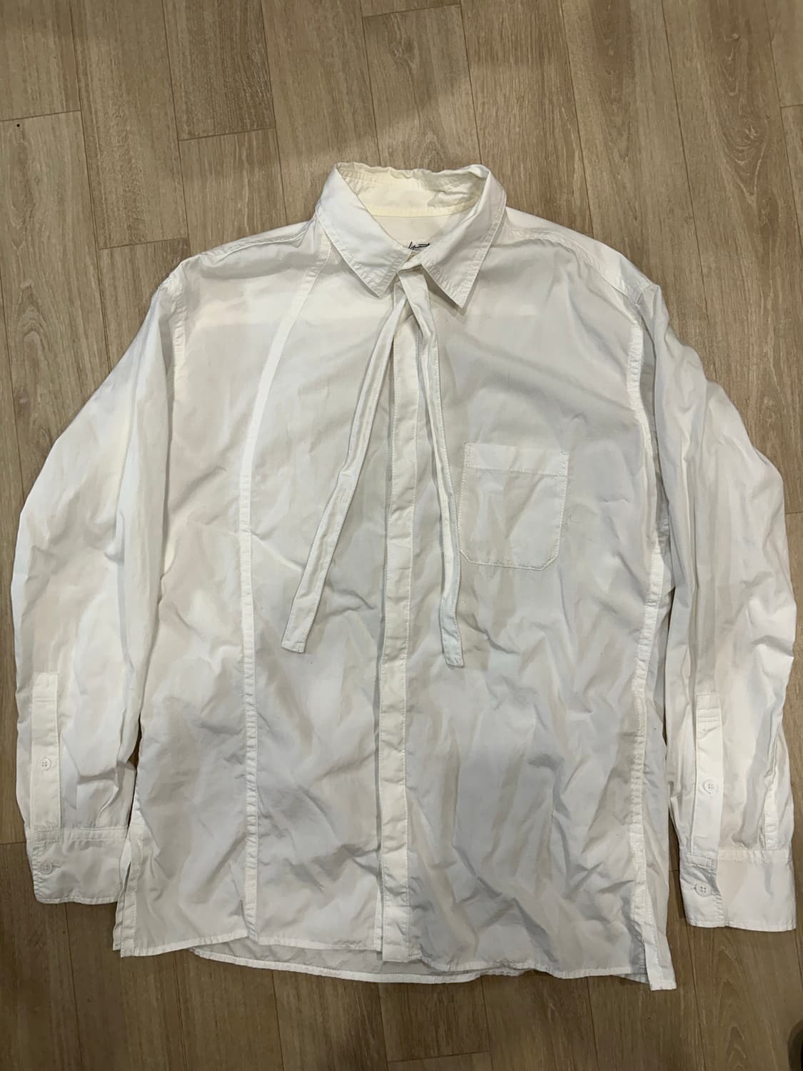 요지야므모토 뿌르옴므 타이 셔츠 상품이미지1