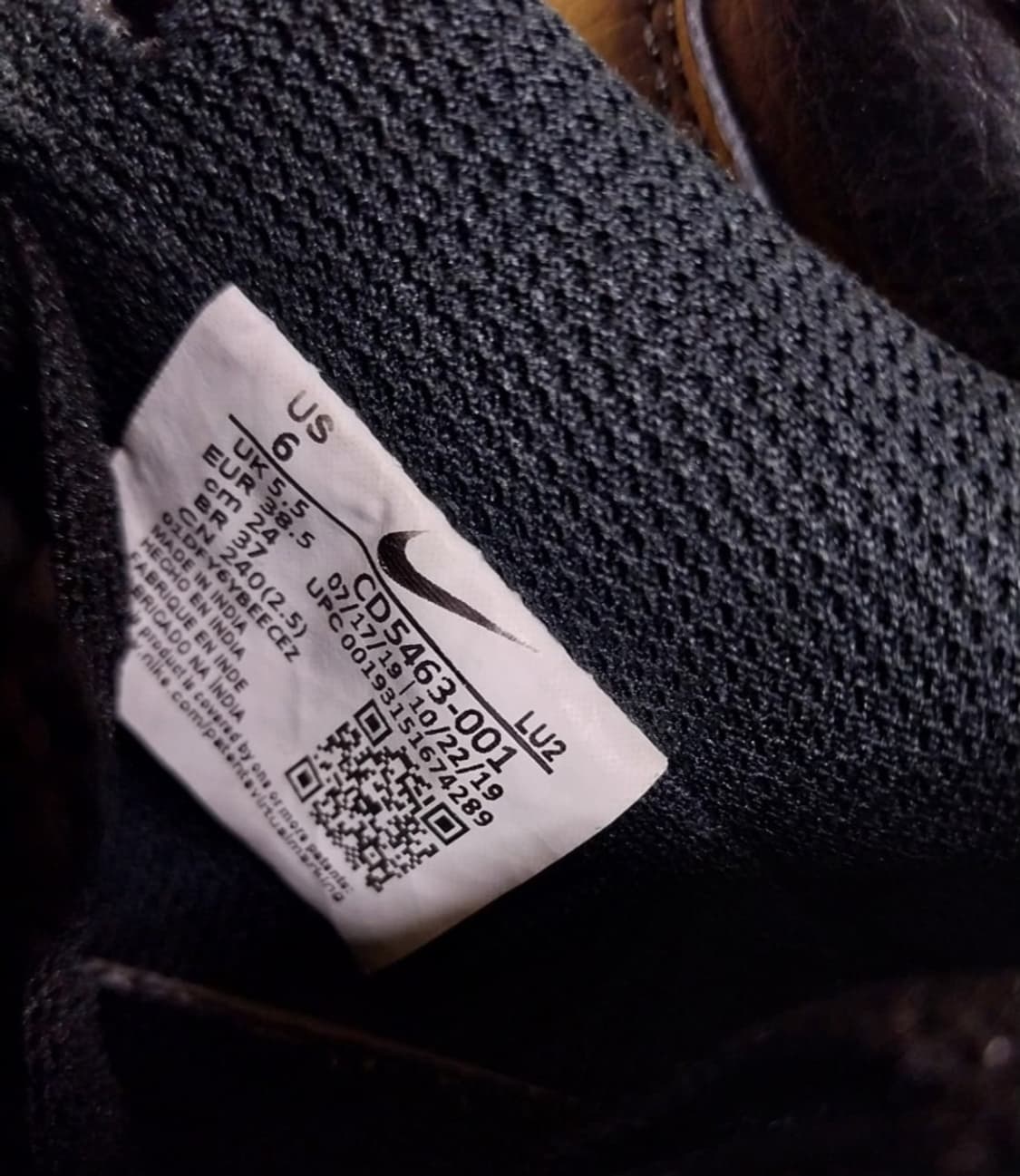 남녀공용 나이키 코트 비전 로우 스니커즈 운동화 (240) 상품이미지8