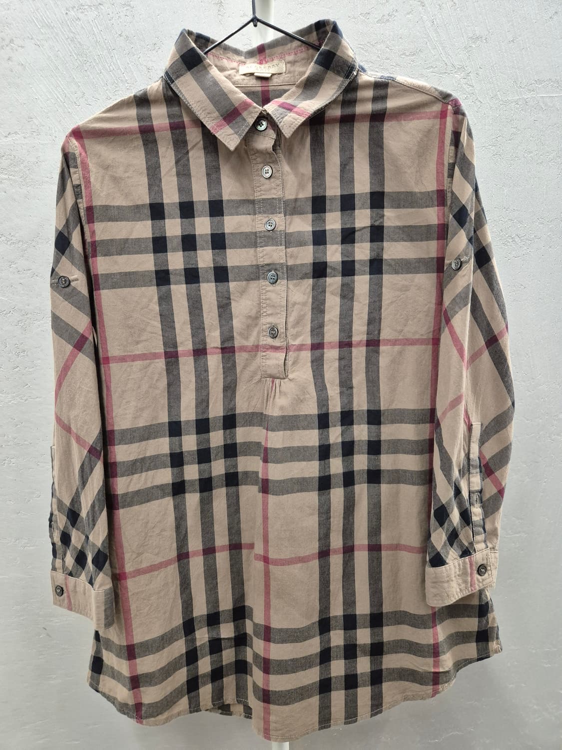 버버리 브릿 체크 셔츠 XL 상품이미지2