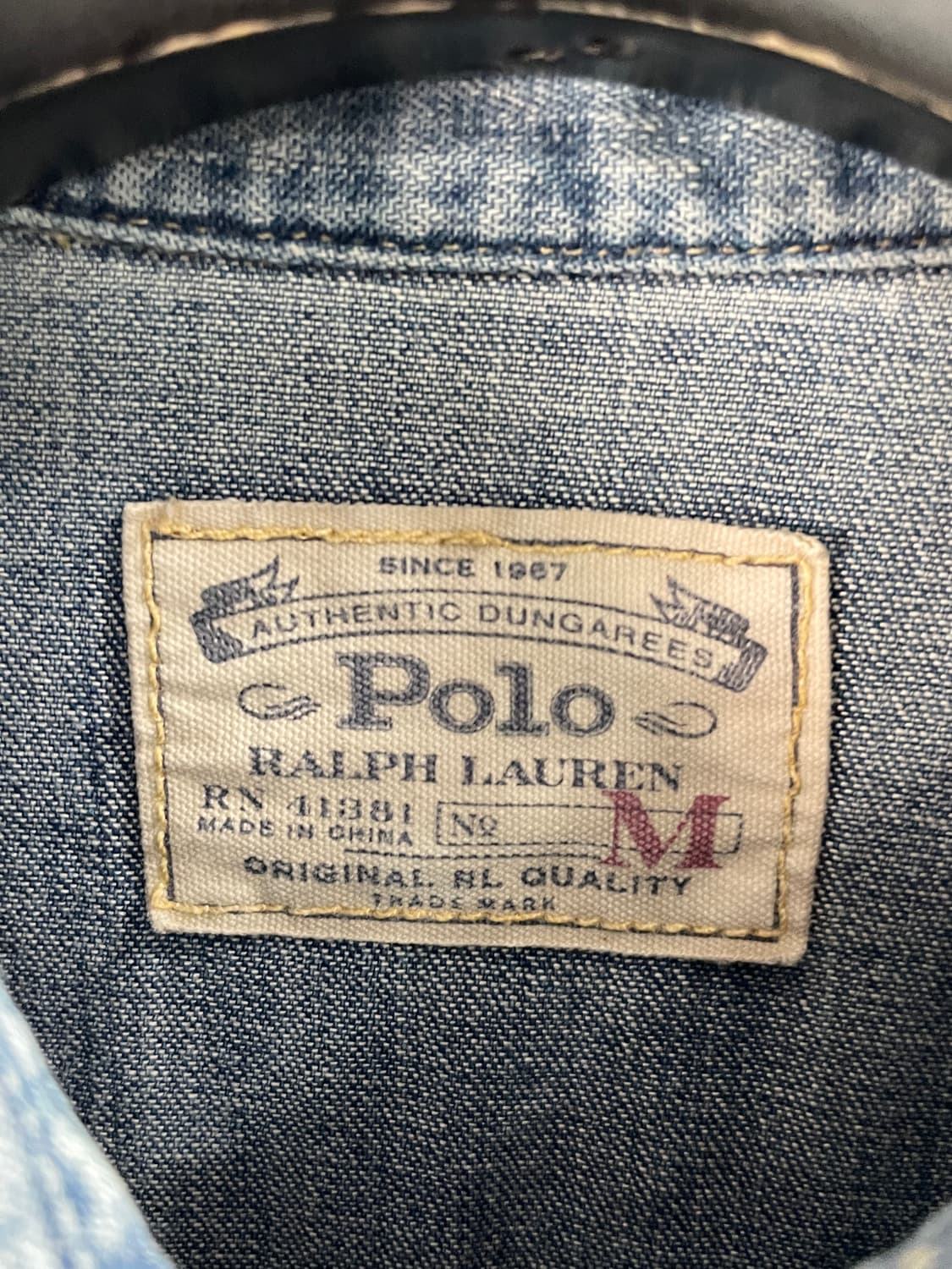 폴로 랄프로렌 샴브레이 웨스턴 셔츠 (on.612) 상품이미지5