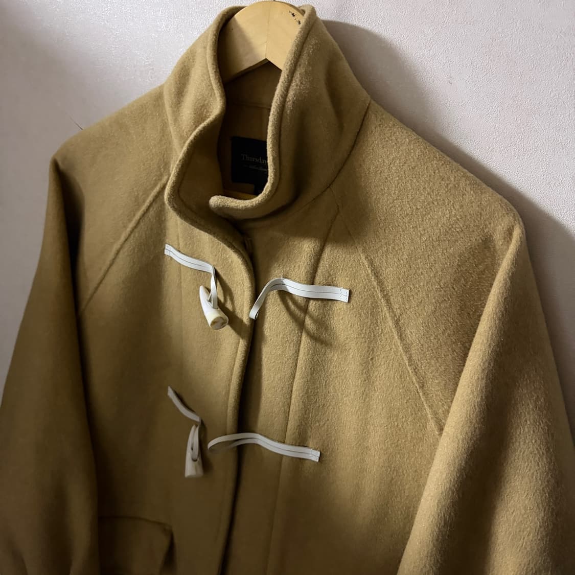 써스데이아일랜드 오버핏 하이넥 코트 S (여성 66-77정도) 상품이미지3