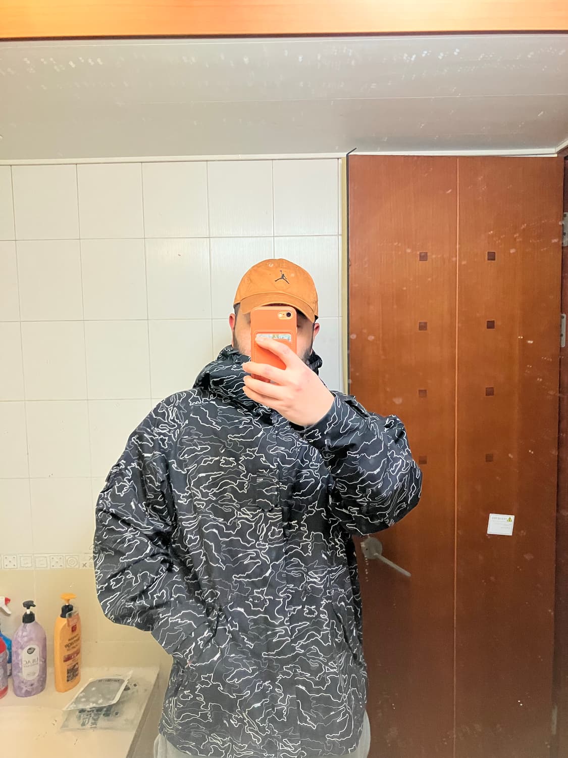 자라 검정 패턴 바람막이 XL 상품이미지9