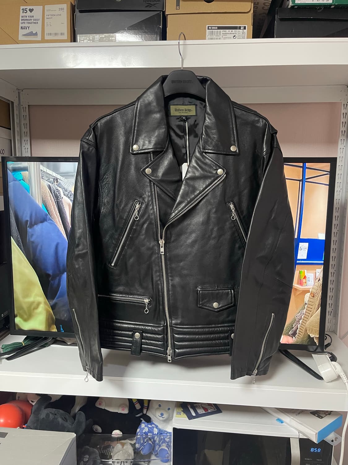 XL) 유니폼브릿지 산양가죽 라이더자켓 상품이미지1