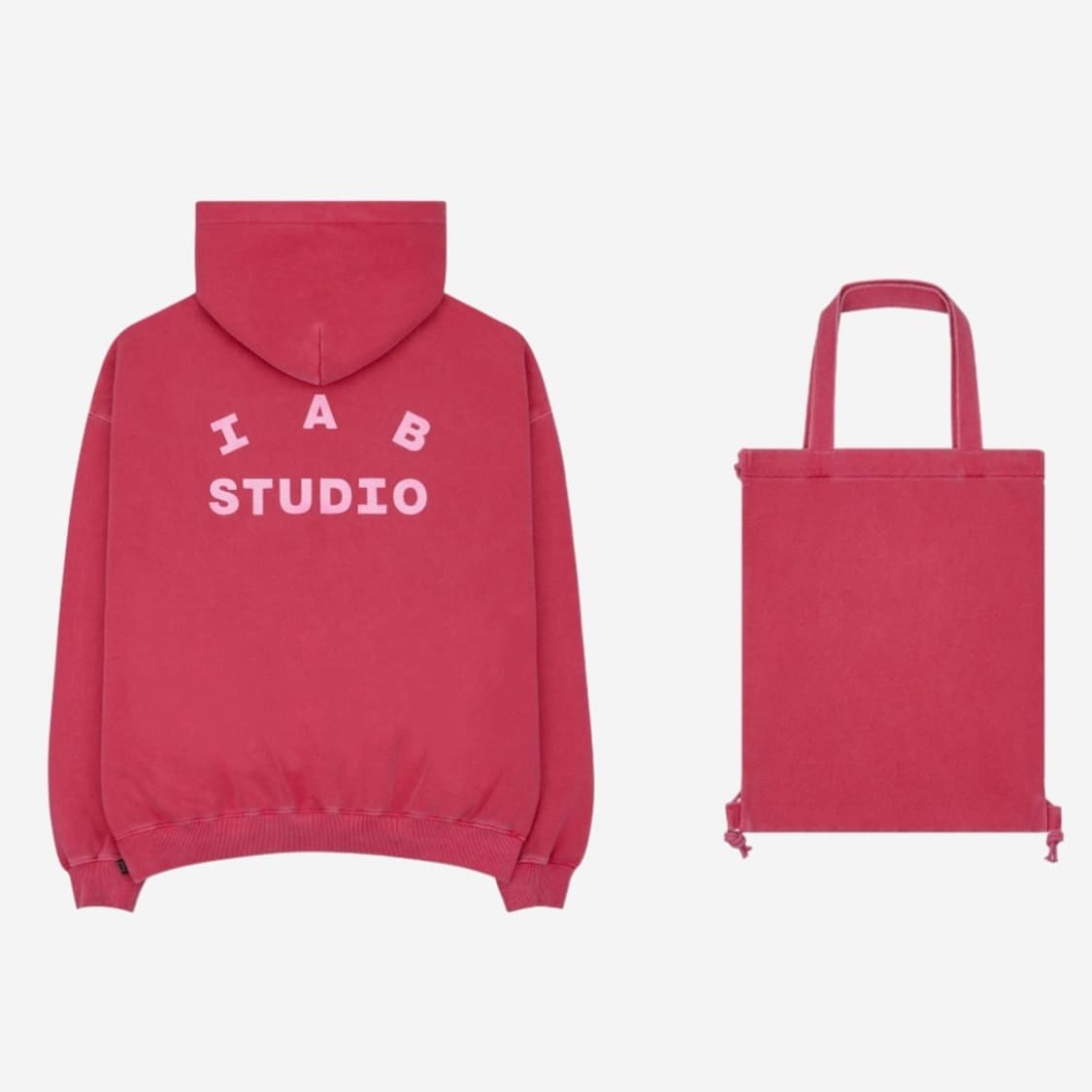 IAB Studio 피그먼트 후드 & 색 코랄 상품이미지2