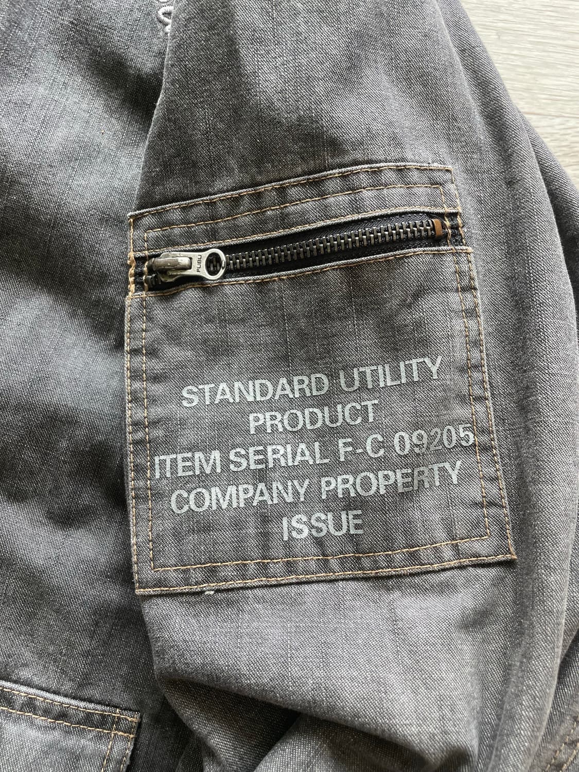 푸부 FUBU 리버시블 카모/흑청 자켓 상품이미지4