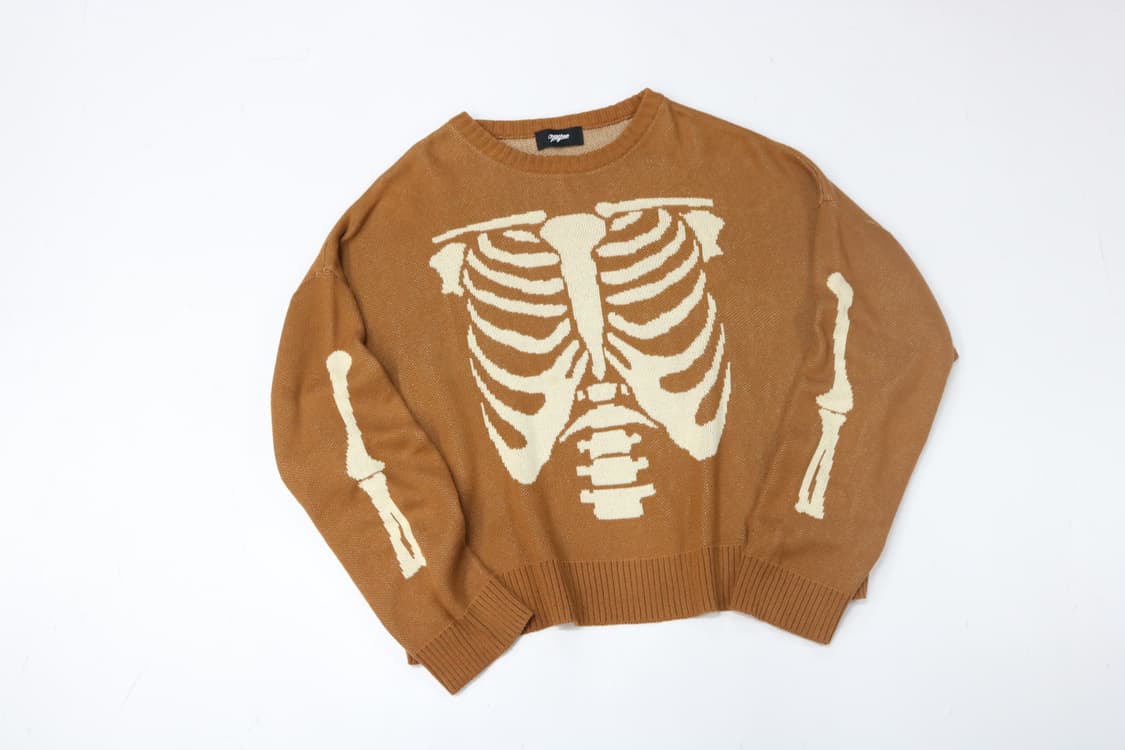 미하라야스히로 스켈레톤 니트 상품이미지3