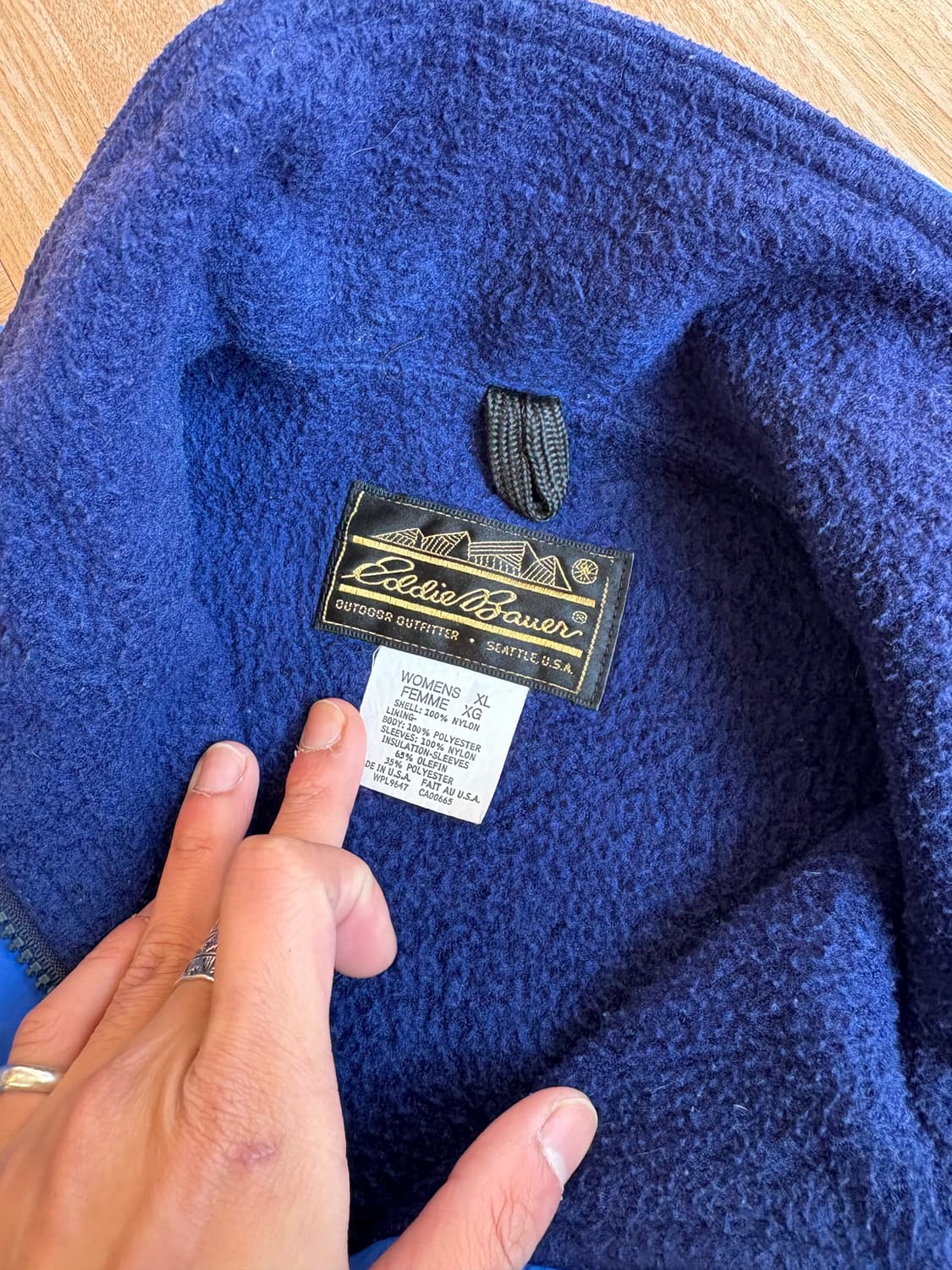 90s Eddie Bauer 웜업자켓 상품이미지6