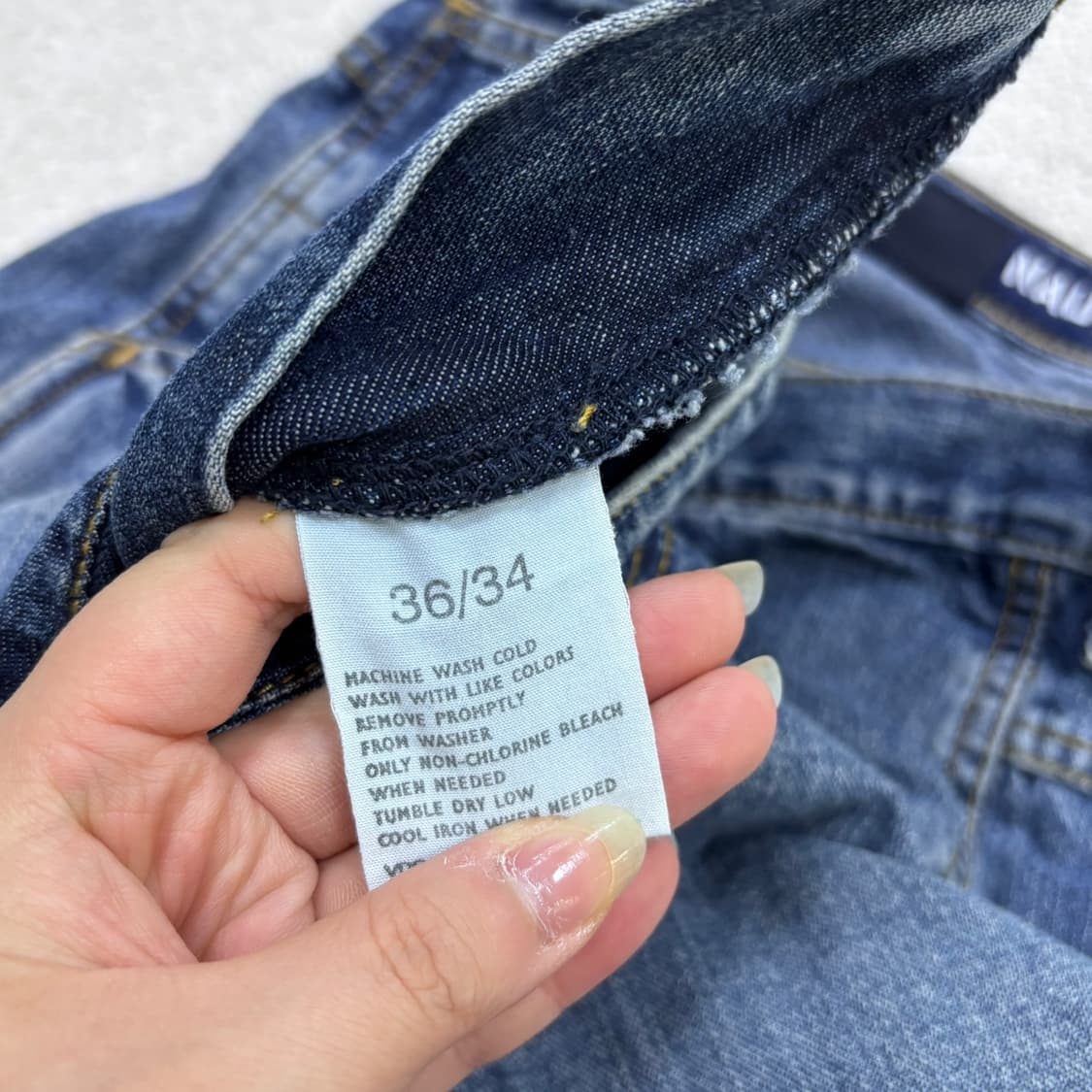 36/34 노티카 남성 일자핏 데님 팬츠 0527E 상품이미지4