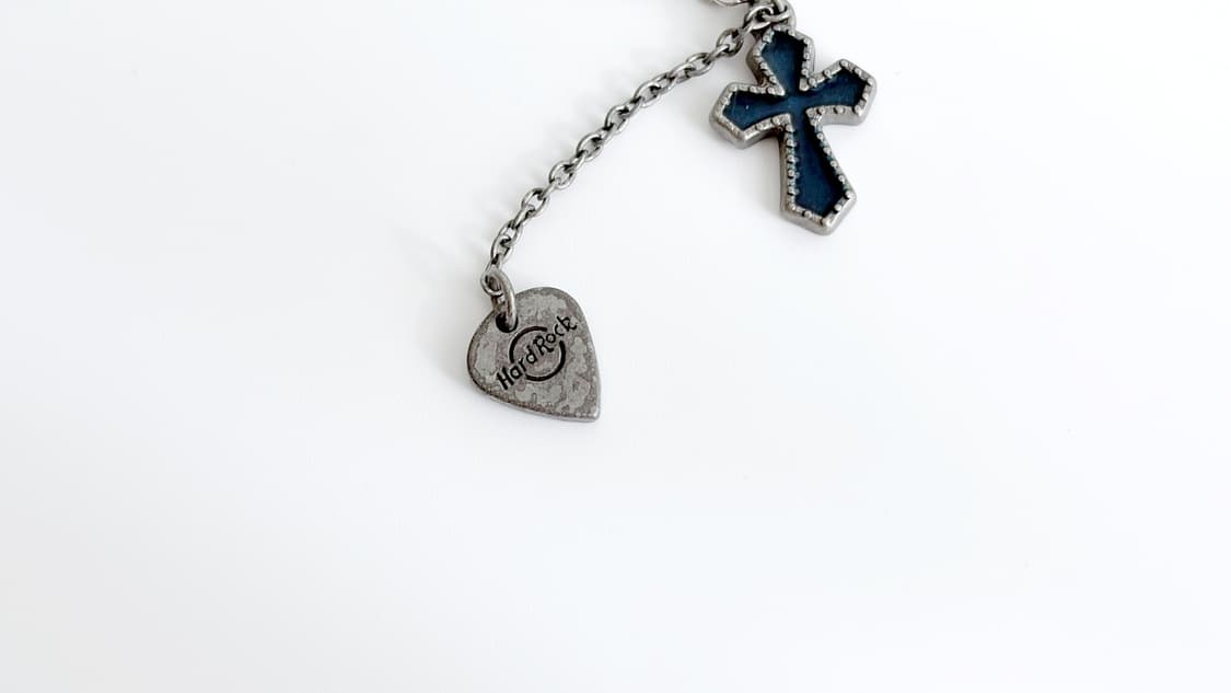 하드 락 카페 ‘Cross Pick’ 빈티지 목걸이 상품이미지4