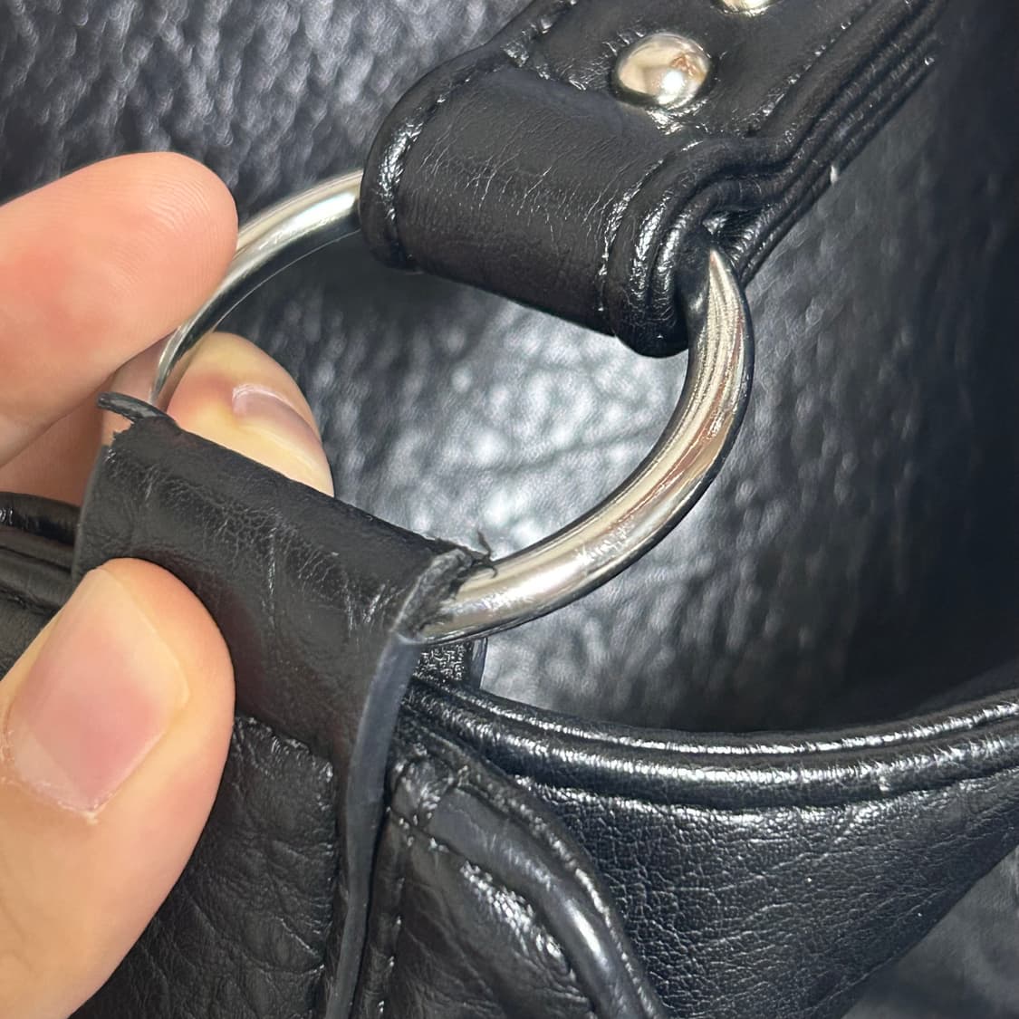애즈온 보니타 빅백 블랙 상품이미지2