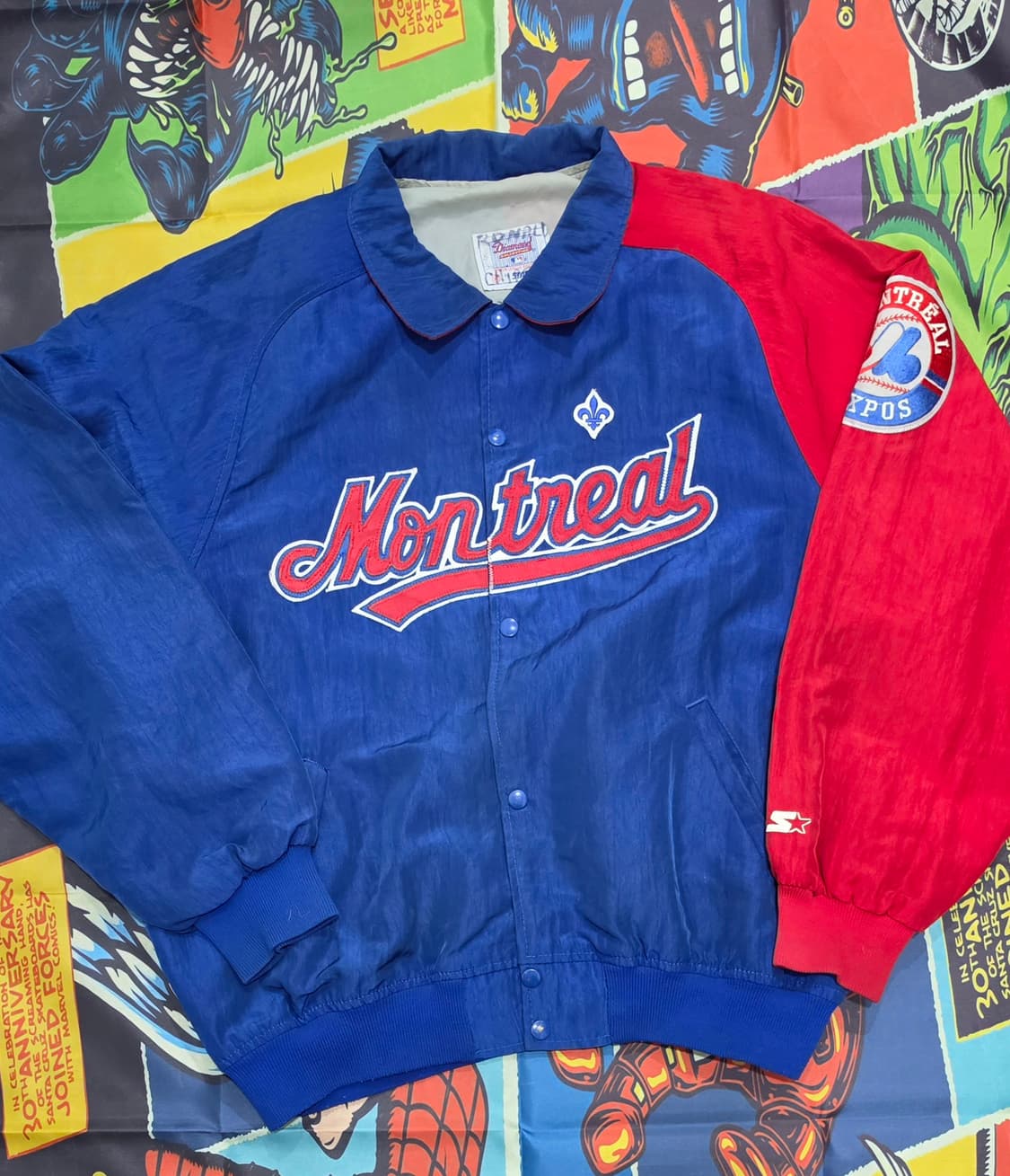 90's STARTER Montreal Expos 자켓 XL 상품이미지1