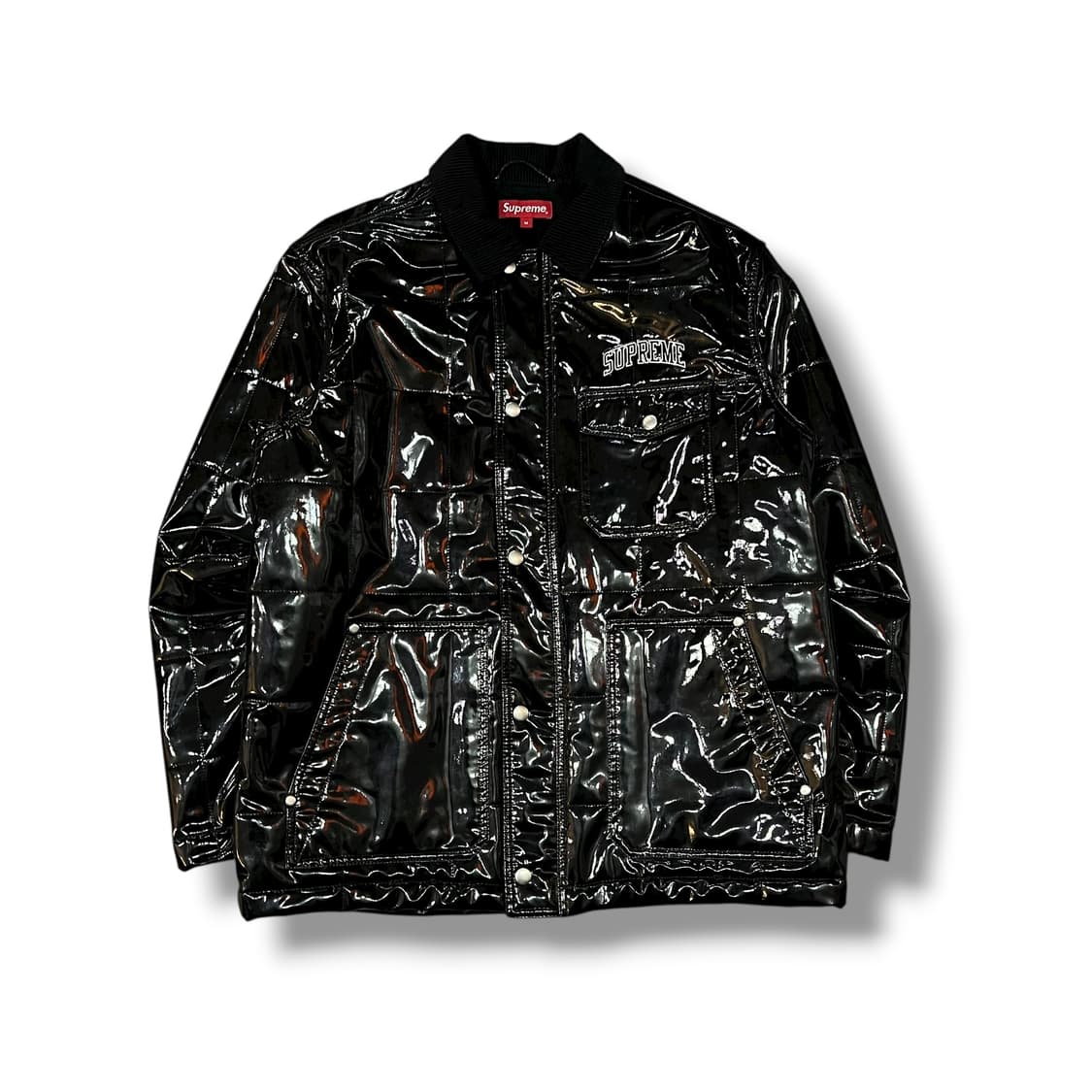  18ss 슈프림퀄티드 페이턴트 워크 자켓 y14029 상품이미지2