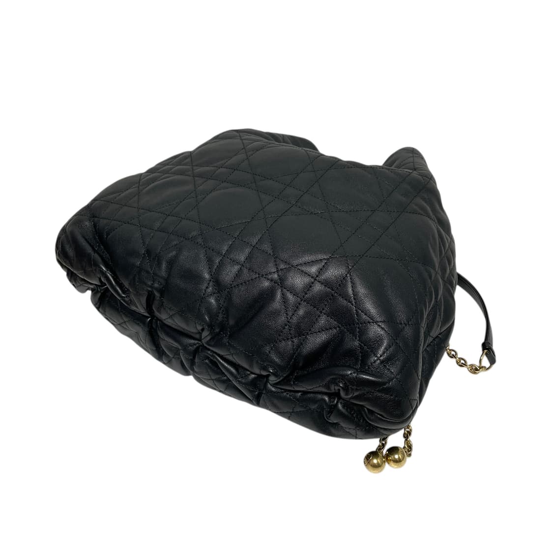 디올 블랙 서플 까나쥬 암미(아미) 라지 숄더백H00287 상품이미지6