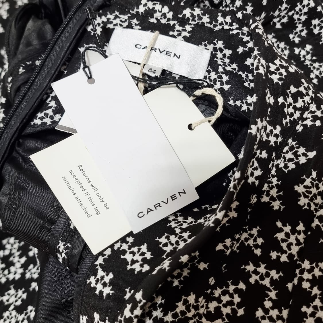 까르뱅 CARVEN 원피스 (44사이즈/표기34) 택달린 새상품 상품이미지7