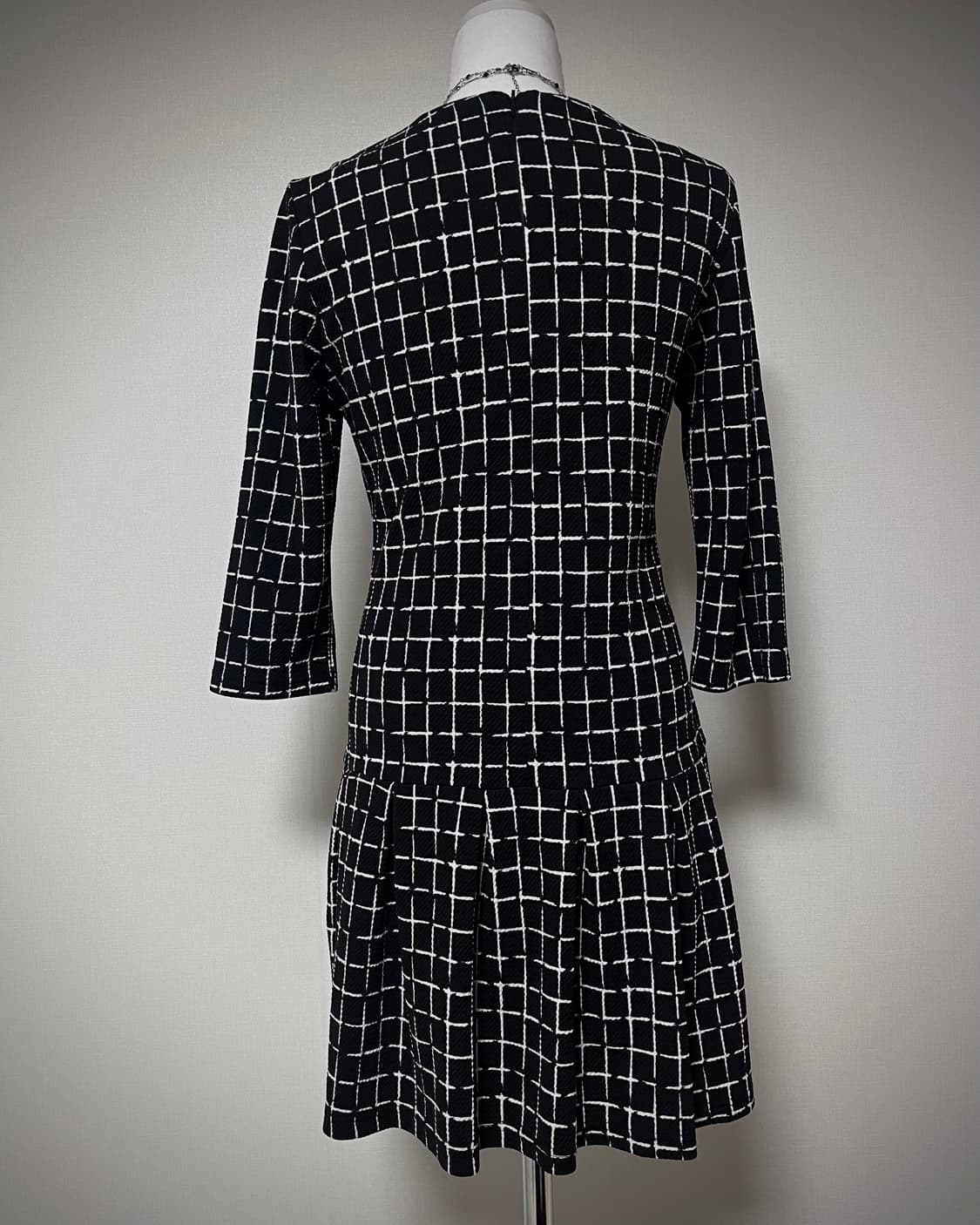 오네갸루 체크 원피스 상품이미지4