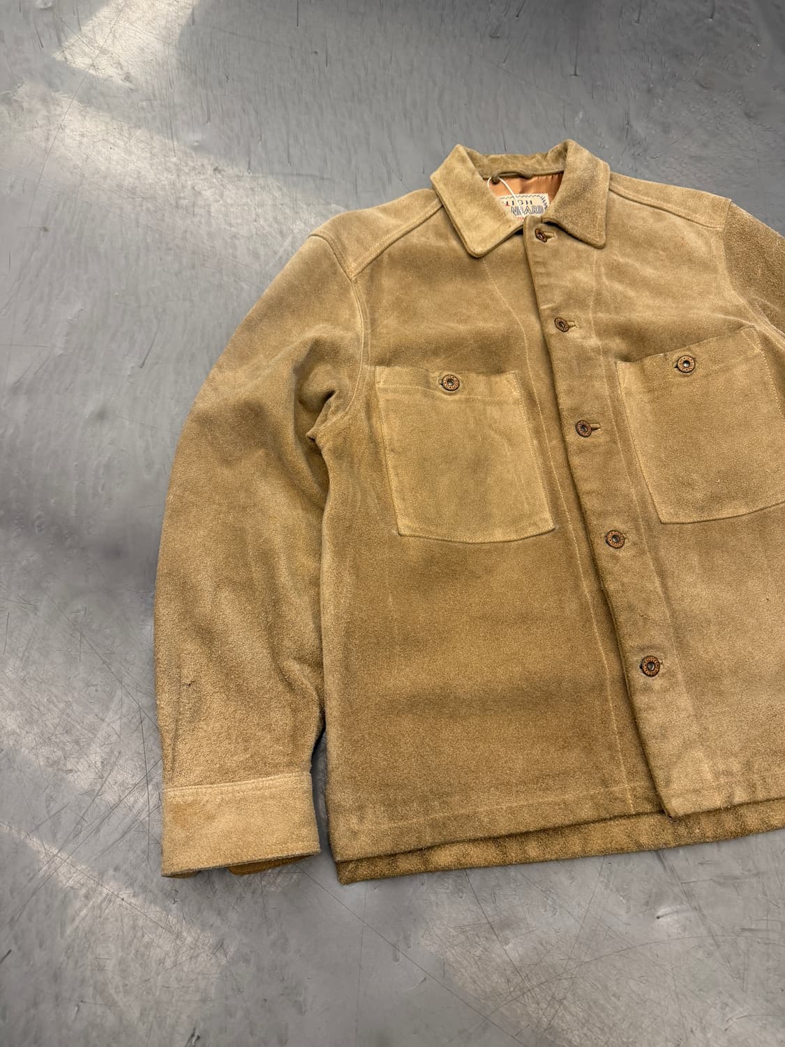 GAIJIN MADE by HIGH STANDARD 소가죽 스웨이드자켓 상품이미지4