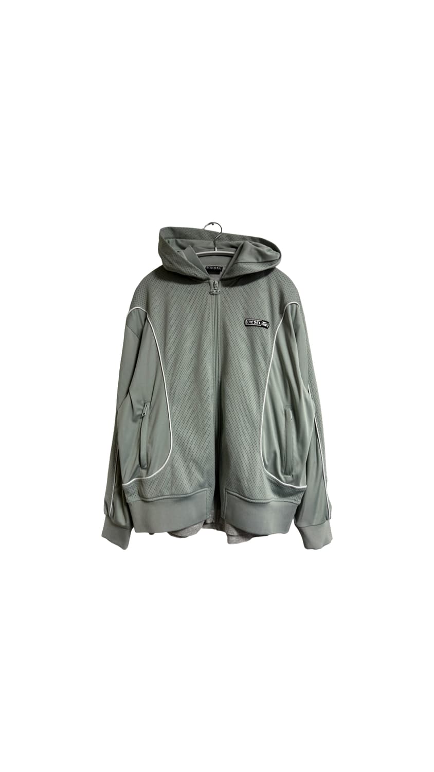 디젤 그레이 후드 집업 글렌 마틴스 상품이미지1