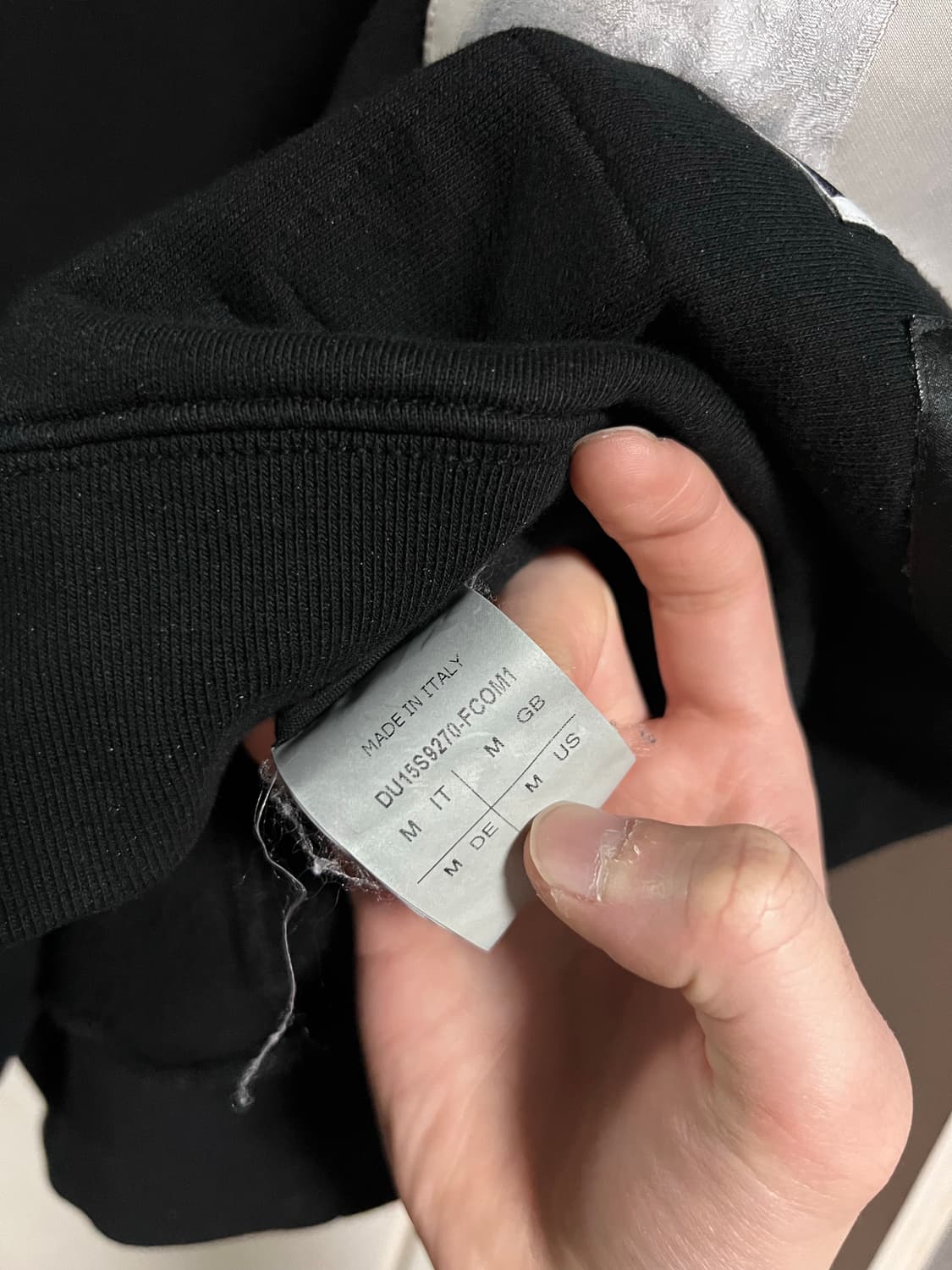 [M] 릭오웬스 다크쉐도우 초상화 패치 맨투맨 상품이미지5