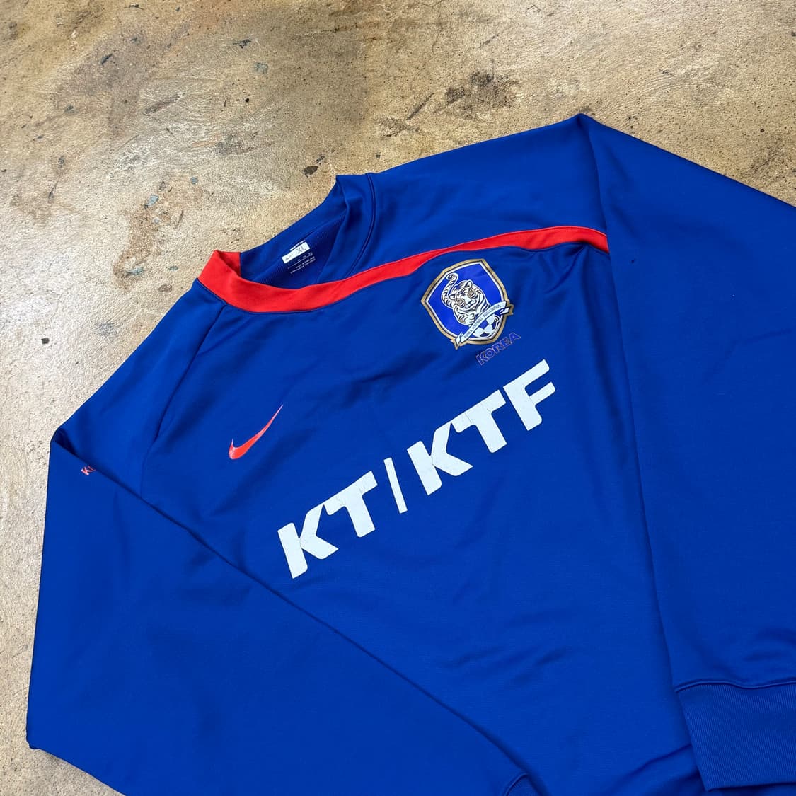 [정품/XL] 나이키 대한민국 축구 국가대표팀 KTF 맨투맨 b18 상품이미지1