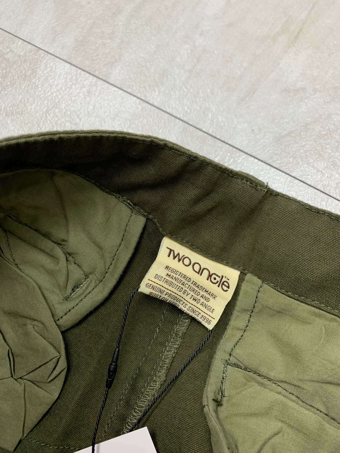 Two ancle 카키 카고팬츠 #61 상품이미지6