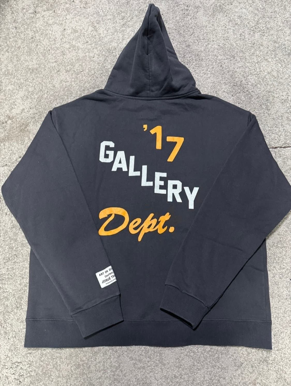 [XL] 갤러리디파트먼트 복싱 머치 후드 집업 블랙 상품이미지4