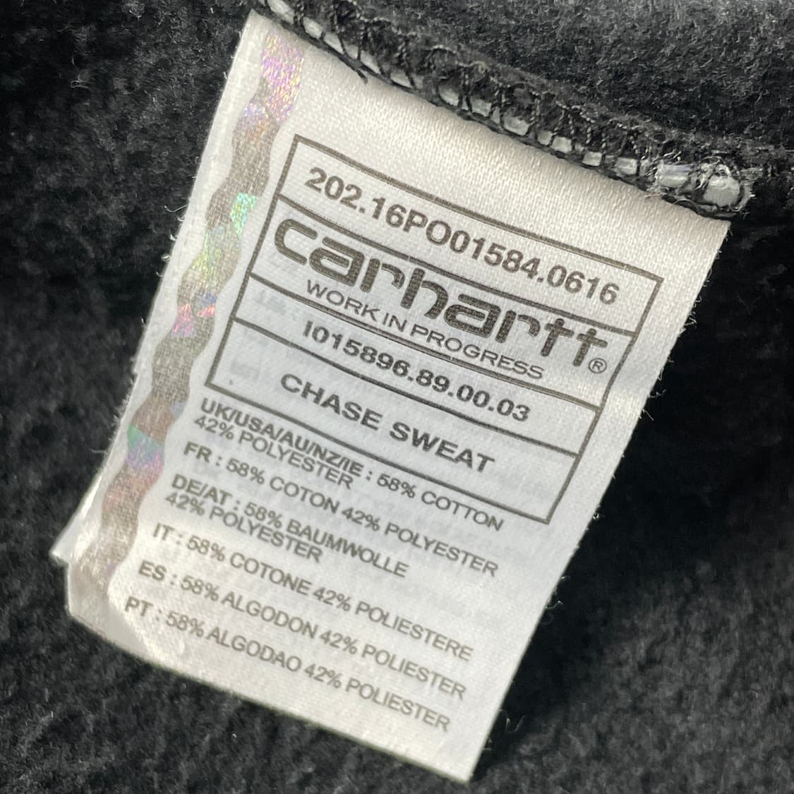 칼하트 기모 블랙 맨투맨 M 상품이미지4