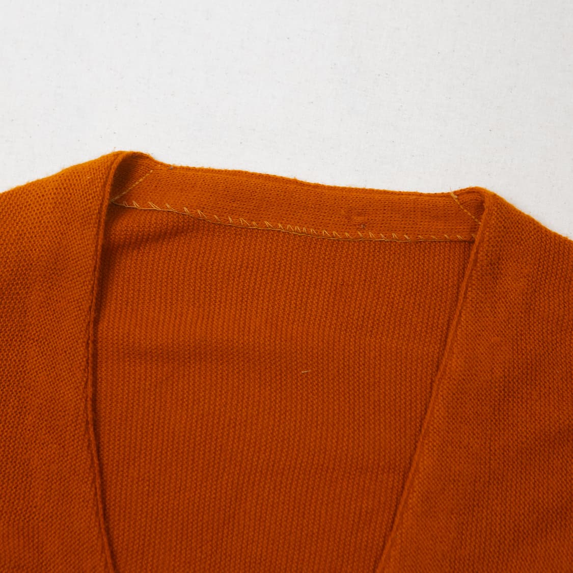 70s 버진 올른 아크릴 가디건 오렌지 상품이미지3