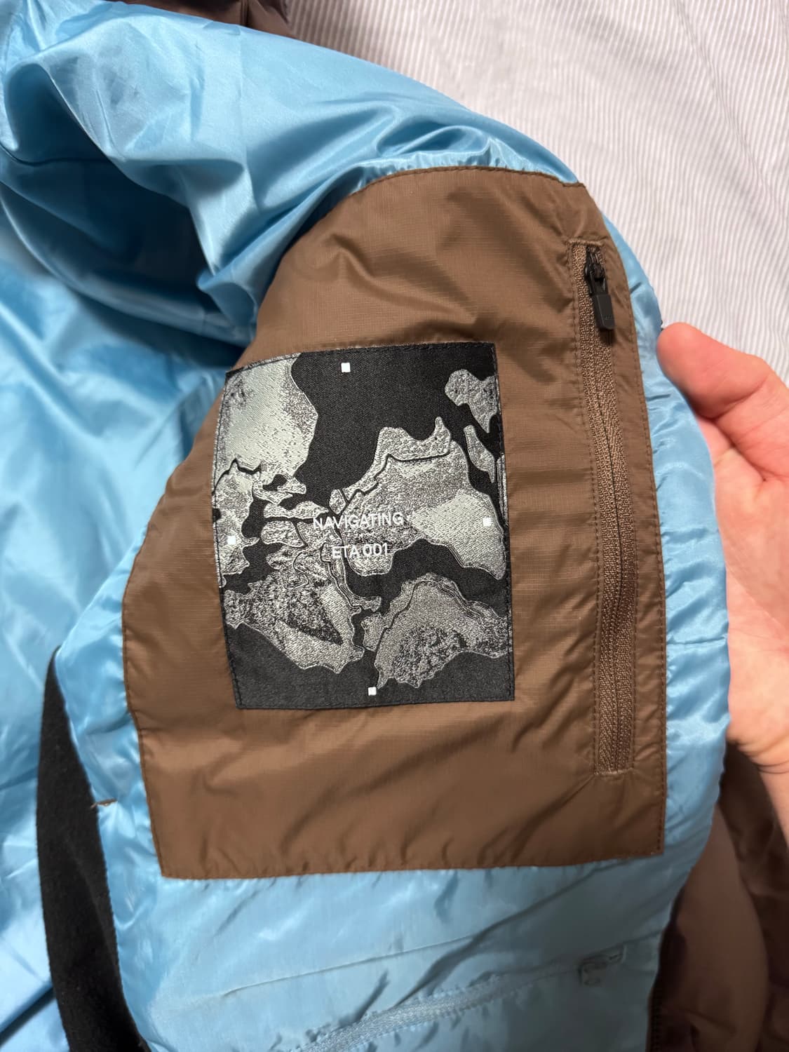 FREKER 프리커 퍼텍스 다운 자켓 패딩 브라운 S 상품이미지9